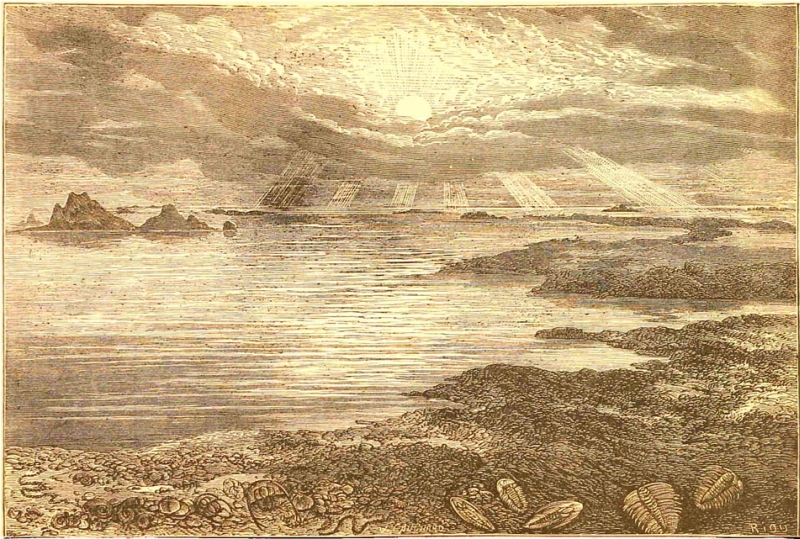 Landscape of the Silurian Period