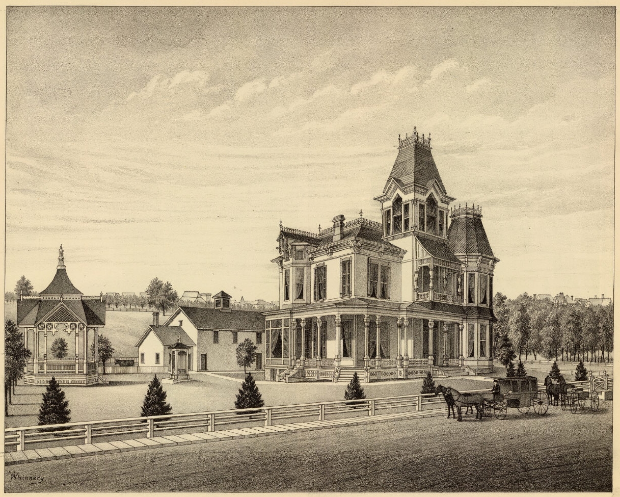 Nebraskan colonial gothic mansion