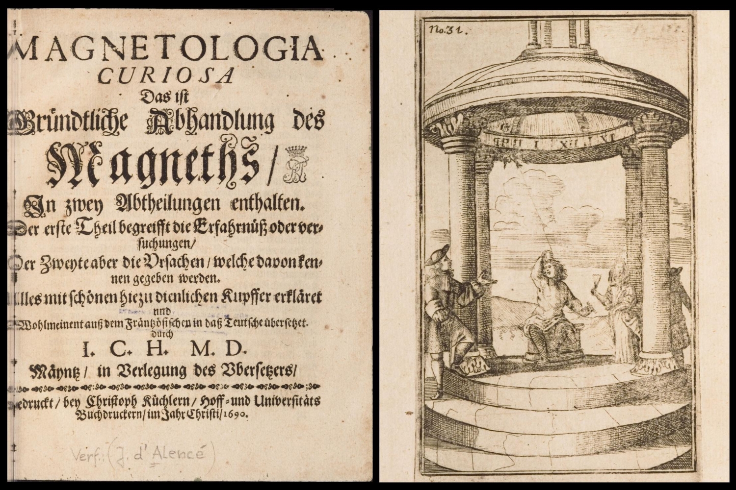 Magnetologia Curiosa 1690 - titlepage