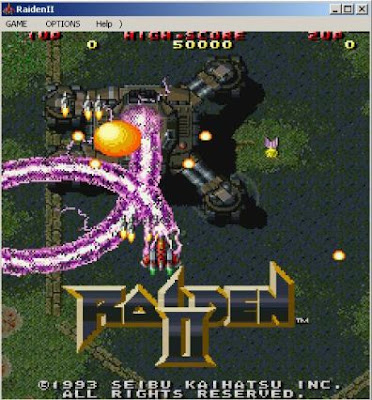 Raiden II arcade game to play at desktop computer.