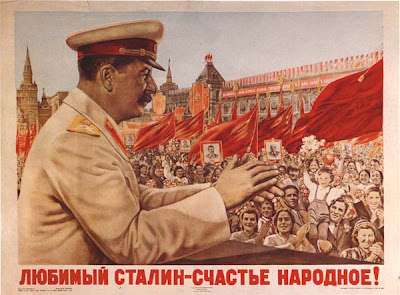 Плакат Любимый Сталин - счастье народное!