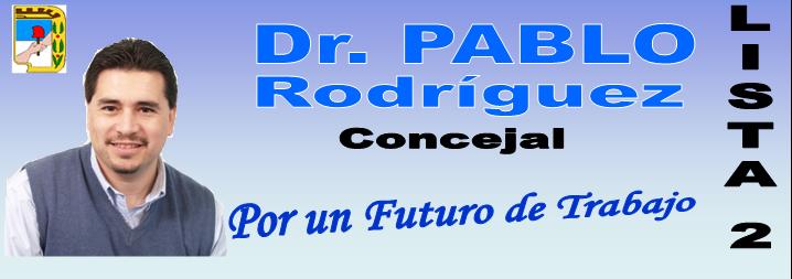 Dr. Pablo Rodríguez candidato a concejal P.J. Curuzú Cuatiá- Corrientes