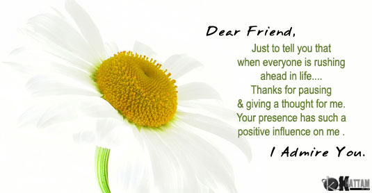 To my dearest friend.