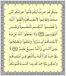 Al-Baqara, Verse:223