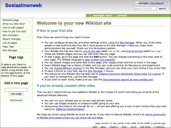 [Sosiaalinenweb_+Welcome+to+your+new+Wikidot+site.jpg]