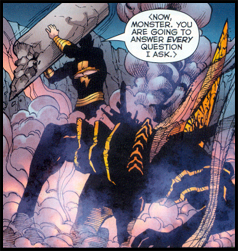 Black Adam pounds Azraeuz to the very depths of the Secret Earths rankings with a brutal defeat!