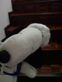 Snoopy at the stair~~