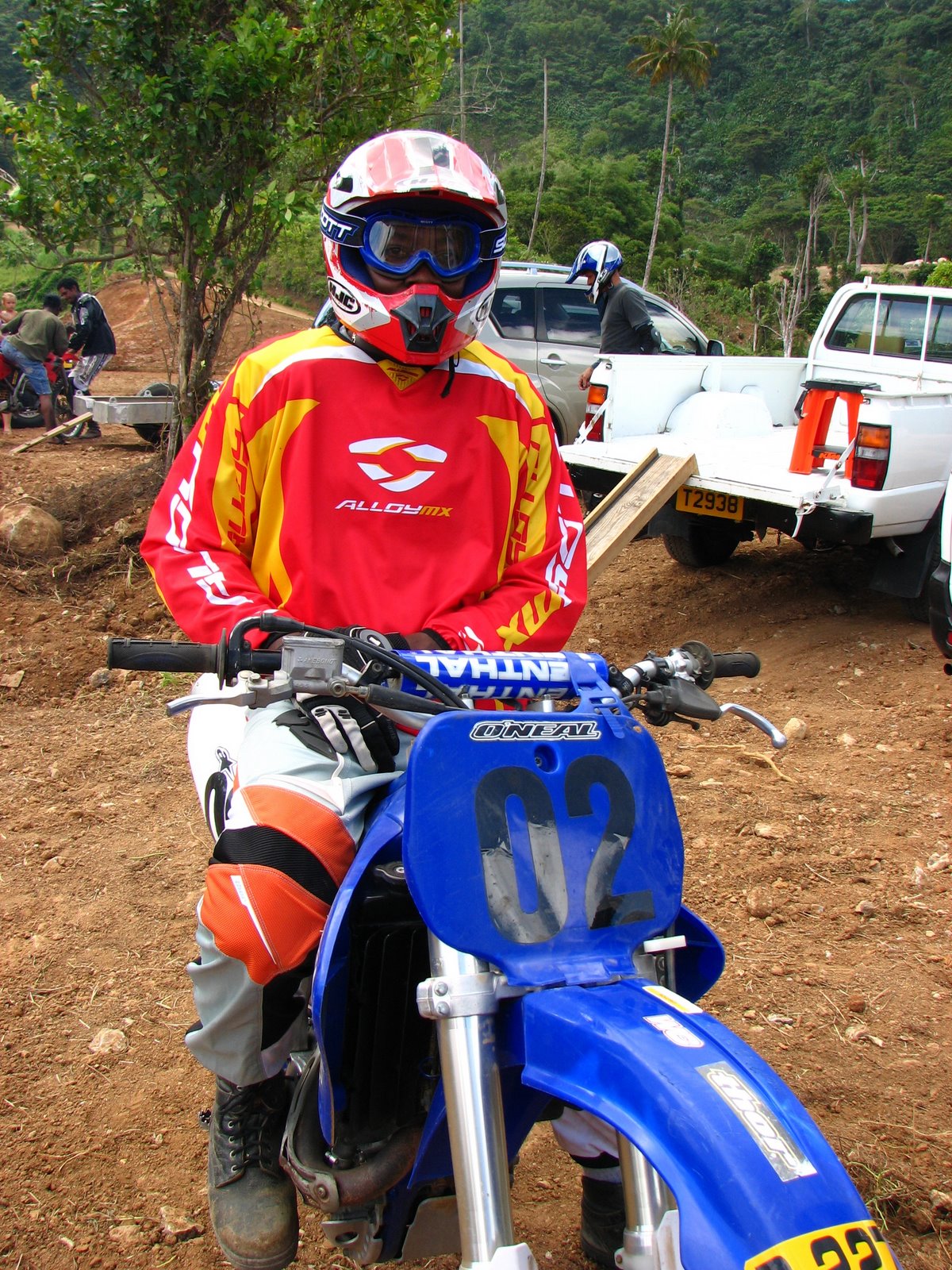 Berry and his YZ400