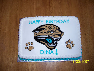 Jacksonville Jaguars Cake