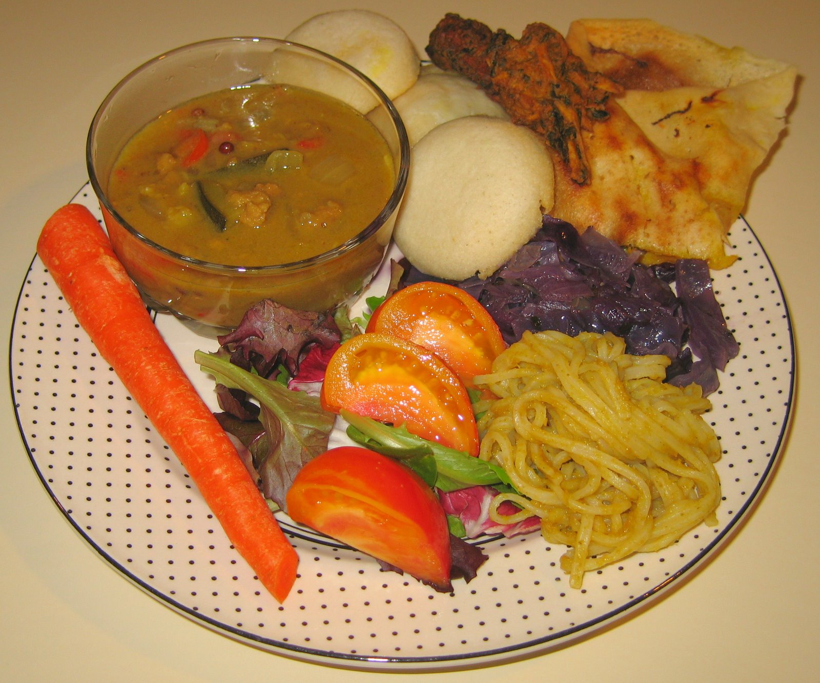 [20080102+Thai+Noodles+with+Leftover+dosa,+idli,+Thai+Green+Curry+with+Seitan,+and+Braised+Cabbage.jpg]