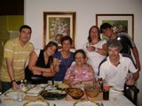 Foto da Família: Aldo, Alessandra, eu, mamãe, Adriana, Gabriel e Bill