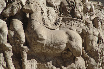 Arch of Titus close up