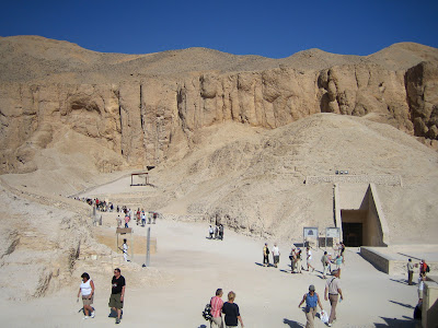 Tomb of Tutankhamun from afar