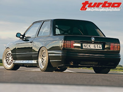 BMW E30 con 875 cv!!!! E30+turbo+rear