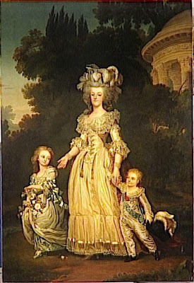 Le Petit Trianon. Marie-Antoinette+d%27Autriche,+reine+de+France,+et+ses+enfants+par+Eug%C3%A8ne+Bataille