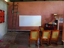 our temporary classroom