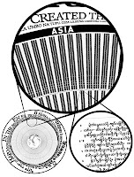 A detail of the Rosetta disk design and information structure
