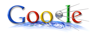 50th Sputnik Anniversary Google Logo