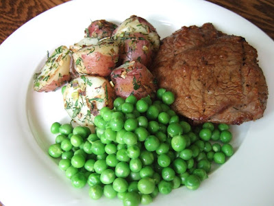أكلات صحية Peas+and+potato+and+steak