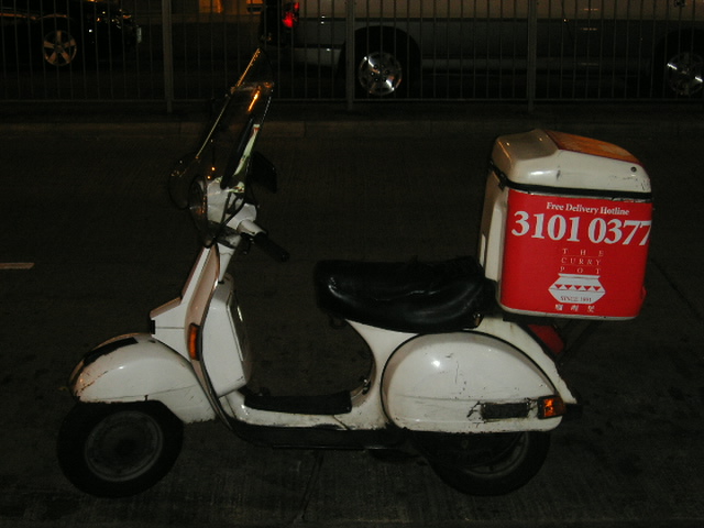 delivery scoot in Honk Kong