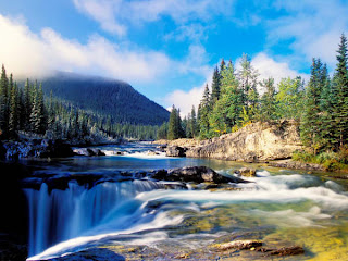 DUVAR KAITLARI Elbow+River+and+Falls,+Kananaskis+Country,+Alberta,+Canada-733955