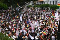 Rebelión popular de Sucre contra el gobierno de Evo Morales