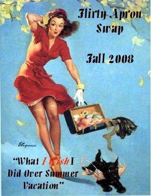 flirty fall apron swap