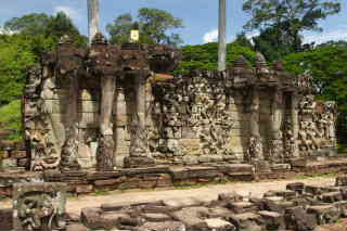 Camboya Camboya Angkor Wat Terraza De Los Elefantes