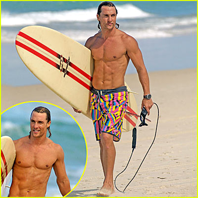 La nueva película de McConaughey va de surf