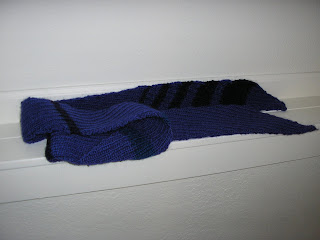 NobleKnits Knitting Blog: Free Knitting Pattern - Easy Diagonal Scarf