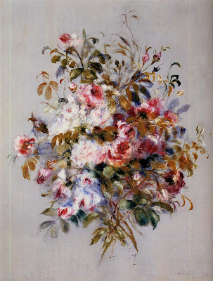 Renoir,a bouquet of roses