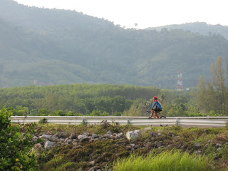 Cyclist at Bang Wad Dam