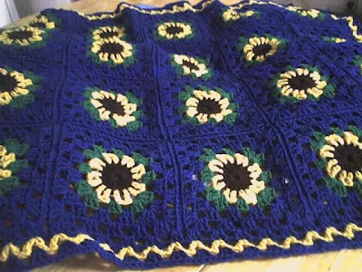 Crocheted Textured Reversible Lap Blanket - Afghans Charity