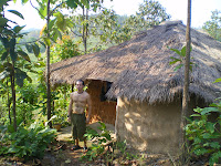 The earthen hut accommodations at You Sabai in Thailand