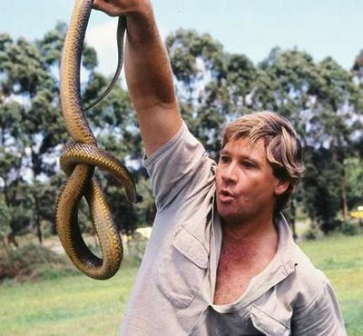 Terrierman's Daily Dose: Steve Irwin's Fierce Snake Fakery