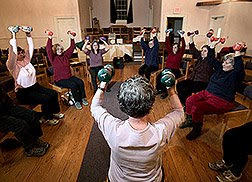 Natural Health Remedies - Health and Fitness Exercise class. Photo courtesy USDA, ARS