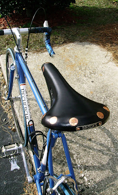 brooks leather bike seat