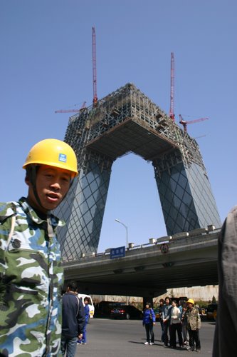 CCTV Tower Nears Completion