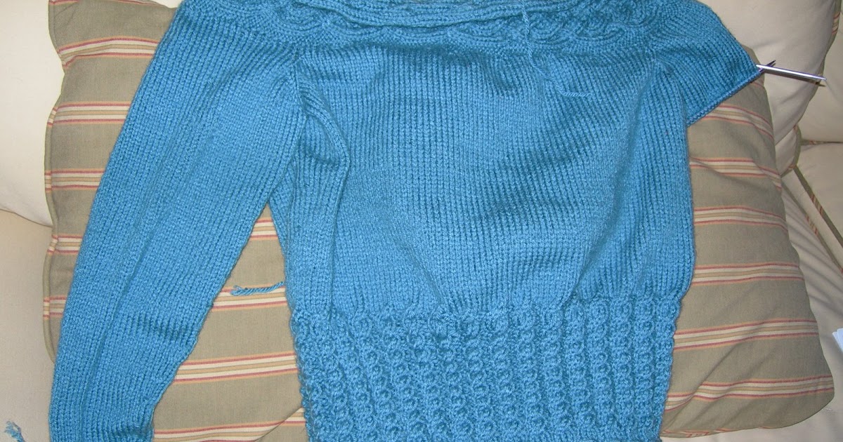 Knit Jones Sweater Update Short And Sweet