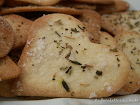 recettes entrees Crackers avoine/livèche et avoine/romarin