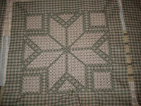 Chicken Scratch Quilt Pattern - hand dyed wools projects kits and