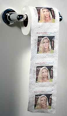 Ann Coulter Toilet Paper