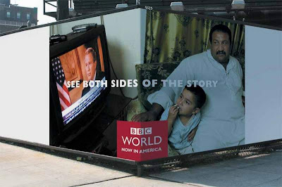 BBC AD Campaign- Arab watching Bush on BBC