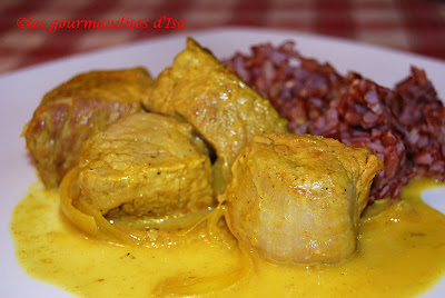 recettes plats Curry de Porc au lait de coco et au Citron