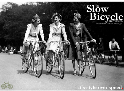 The Slow Bicycle Movement is launched on 02 July 2008