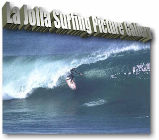 Surfing in La Jolla